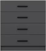 Комод Trendy Kale TV-Antracit, 90x100x47cm (GTR003940)