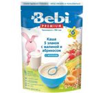Каша молочная 5 злаков абрикос, малинa Bebi (6+), 200 г