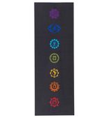 Коврик для йоги 173x61x0.6 см PVC Gaiam Black Chakra 62610 (5818)