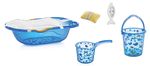 Set pentru baie BabyJem Blue, 6 unitati