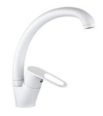 Bateria bucătărie Sandy 49193 Nobilis pipa F alb mat