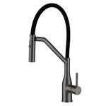 Смеситель кухонный Gappo G4098-19 Grafit (chiuveta plus)