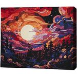 Картина по номерам BrushMe RMG0029FC 30x40сm (fără cutie) Strălucirea nopții