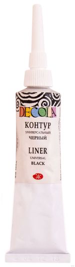 Контур универсальный DECOLA цв. черный,  18мл