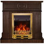 Камин электрический ArtFlame Ambasador & Galileo gold, 978x1048x300 mm, Wenge