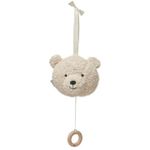 Jucărie cu pandantiv Jollein 043-001-67007 Teddy Naturel (muzicala)