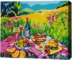 Tablou pe numere BrushMe MG0009FC 40х50cm (fără cutie) Picnic pe pajiște