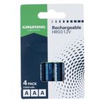 Аккумулятор Grundig 871125242505 Rechargeable Battery AAA/LR6 1000mAh 1.2V 4pcs Pack Shrink