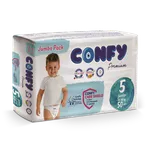 Scutece pentru copii Confy Premium Jumbo Nr.5 BABY JUNIOR (11-18 kg), 50 buc.