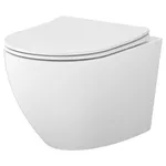 Унитаз Cersanit Mito Desse Pro Oval Tornado Slim, подвесной, микролифт быстросъемное DRP