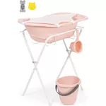 Ванночка BabyJem 897 Set cadita (7 piese) Soft Pink