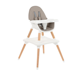 Scaun de masa 3 in 1 KikkaBoo Multi Dark Beige