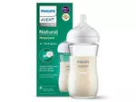 Biberon din sticla Philips AVENT Natural Response cu tetina din silicon (1+ luni) 240 ml