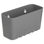 Accesoriu pentru baie Tatay 42042 Корзинка прямоугольная 20x8.5x11cm, пластик, серая