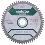 Диск отрезной Metabo 628066000 Pânza ferastrau circular Multi CUT universal HW/CT 216x30, Z60 FZ/TZ