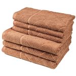 Домашний текстиль Sweet Home Полотенце для лица Toscana 50x90 см, 450 г/м2, цвет «Мокка мусс»