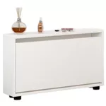 Raft pentru încălțăminte Mobildor-Lux Leo Slim 100x16x47H cm White