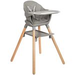 Стульчик для кормления Kikka Boo 31004010173 Scaun de masa 6in1 Woody Grey
