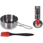 Посуда прочая Promstore 46646 Набор для соуса Vaggan 2 шт (ковш D11, H6cm + кисть 21cm)