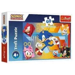 Головоломка Trefl 17387 Puzzles 60 Sonic in action, SEGA Sonic The Hedgehog
