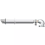 Дымоход Termet DN60/100mm, колено 90