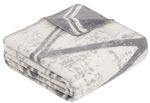 Textile de casă Ibena 2932/800 Jacquard Decke Kanata Grey/white