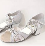 Туфли для танцев B2/1 серебро