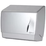 Suport pentru hârtie Bisk 00398 prosoape hartie pliate, argintiu, PL-P2