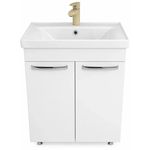 Шкаф под умывальник Mashtab 11500 Agat cu 2 usi 70cm Alb