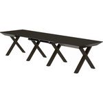 Стол Deco Madrid Black Top+Black Legs 160*100+50+50+50+50