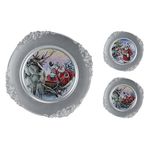 Тарелка Holland 48930 декоративная 33сm Счастливого Рождества!, серебро