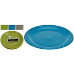 Аксессуар для кухни Excellent Houseware 38048 Набор тарелок 4шт 23.5cm, разных цветов, пластик