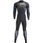 Аксессуар для плавания Cressi-Sub Morea Wetsuit (Bărbați) 3mm Black/Blue L/4 (Lu476004)