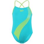 Accesoriu pentru înot AquaLung Costum baie copii LUMY Turquoise/B Yellow 12Y