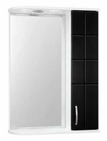 Oglindă baie Mashtab 1811 Domino 600x200x720 Alb-Negru