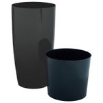 Ghiveci pentru flori Aleana 115044 Alfa d27x51 cm, granit