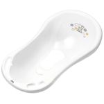 Cădiță Maltex Cadita 84cm cu dop si covoras antiderapant Zebra White