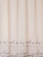 Занавеска для ванной Bisk 06879 TXT STAMP 180x200