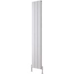 Radiator Carisa CHAMBORD DOUBLE 1800x295 9016 TEX White (3 elem) dt30=415w alum