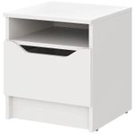 Noptieră MebelStar LILU 40x40x44.5 White (MBS-1311)