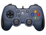 Gamepad Logitech F310, 4 axes, D-Pad, 2 mini joysticks, 10 buttons, console-like layout, USB