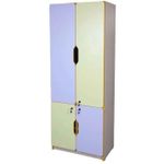 Dulap pentru instituții Tisam Smarty închis cu încuietoare, 696x410x1885 mm (5424)