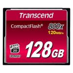 128GB CompactFlash Card,  Hi-Speed  800X, Transcend 