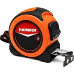 Bandă de măsurare Hammer 00700-822507 7.5m x 25mm corp cauciuc cu 3 fixaţii