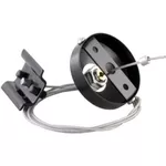 Аксессуар для освещения LED Market Trosuri de suspendare 1 meter, Black, WJ-L01