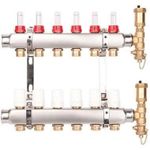 Комплект распределителей miscellaneous Colector inox 7 cai cu debitmetru Valvex