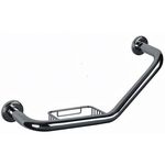 Accesoriu pentru baie Bisk 71925 Bara indoiata cu sapuniera, 450mm, crom