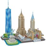 Set de construcție Cubik Fun MC255h 3D Puzzle City Line New York City