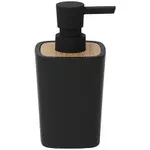 Дозатор для мыла Tendance 46267 черный пластик+бамбук