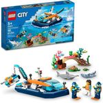 Конструктор Lego 60377 Explorer Diving Boat